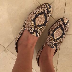 Sam Edelman Snakeskin Loafers